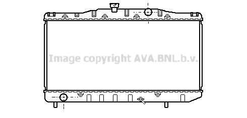 AVA QUALITY COOLING Радиатор, охлаждение двигателя TO2061